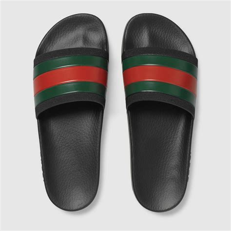 Gucci slides all black